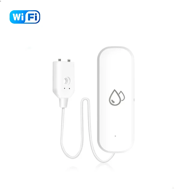 חיישן מים Tuya WiFi/ZigBee אזעקת נזילות מגלה נזילות בית חכם שליטה מרחוק באמצעות אפליקציה בית חכם הגנת אבטחה