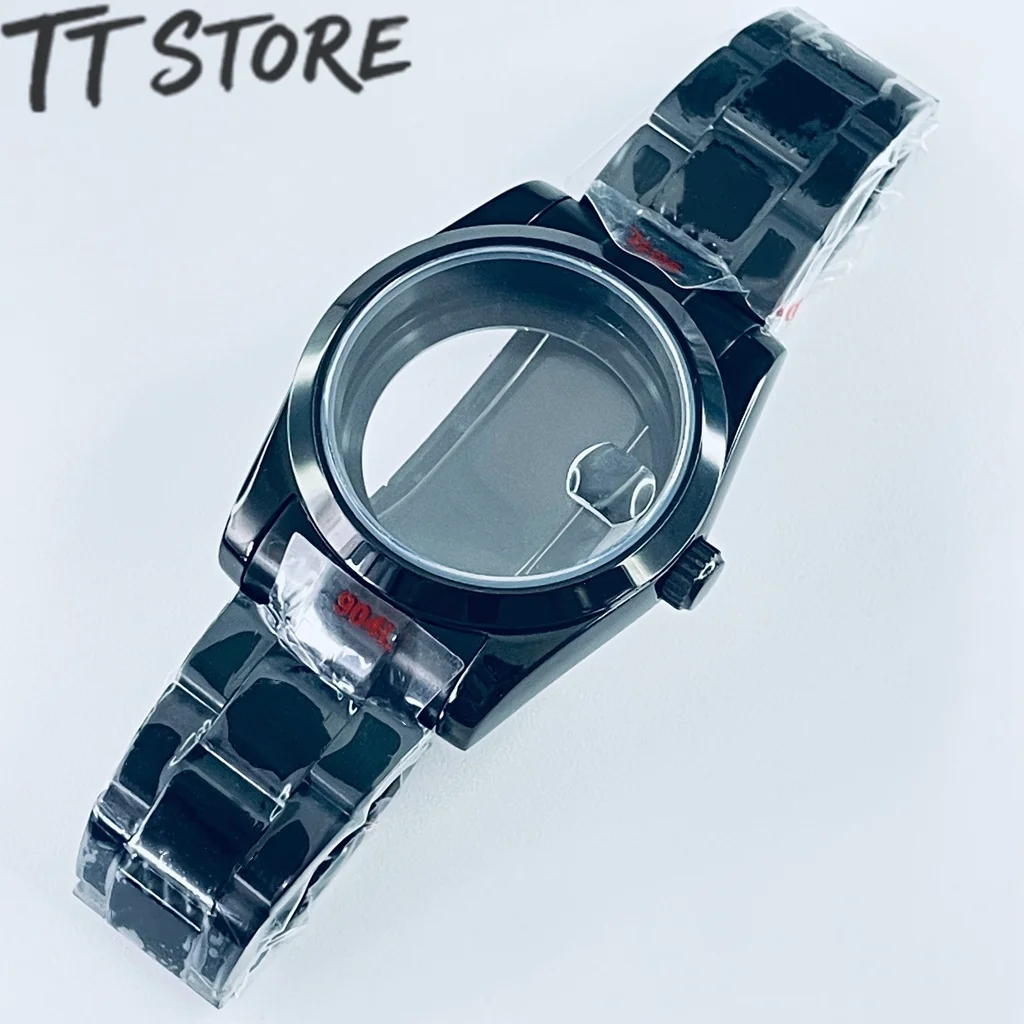Black Watch Case with Sapphire Crystal - Top Waterproof Design