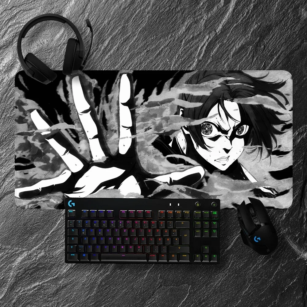 BiliBili Blue Lock Mousepads Non-slip Lockedge Office Student Gaming Thickened Large Writing Pad Cushion 5