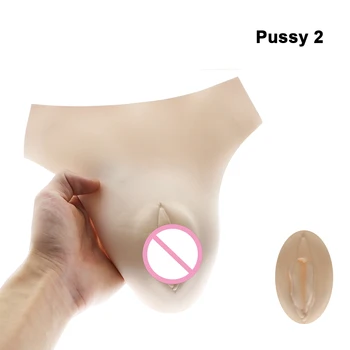 Female Fake Vagina Underwear Control Panty Gaff Insert Padded Panties False Pussy for CD COS Drag Queen Crossdresser Transgender 5