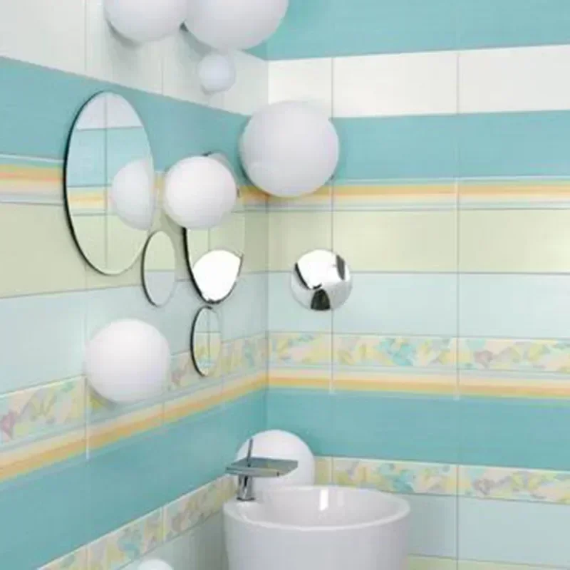 Nordic Bubble Ball Wall Lamp Bedroom Aisle Porch Balcony Children's Room Round Glass Ceiling Lamp Home Decor 4
