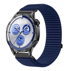 Versatile Nylon Loop Watch Band - 18mm/20mm/22mm - Sporty & Stylish Strap - 22mm (Azure)