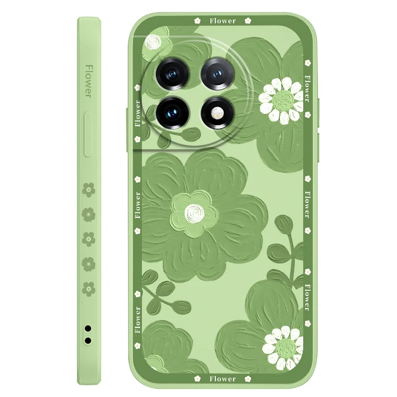 Spoony Flowers Liquid Silicone Phone Case