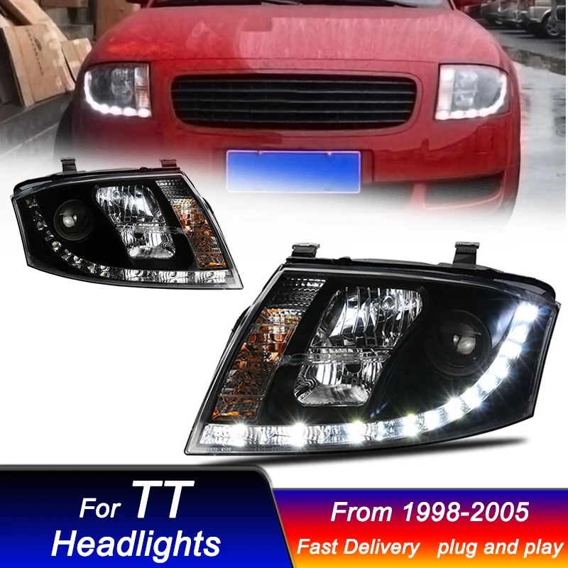 

Car Headlights for Audi TT 1998-2005 new style LED DRL Dynamic Signal Head Lamp Bi Xenon Beam Headlamp Accembly