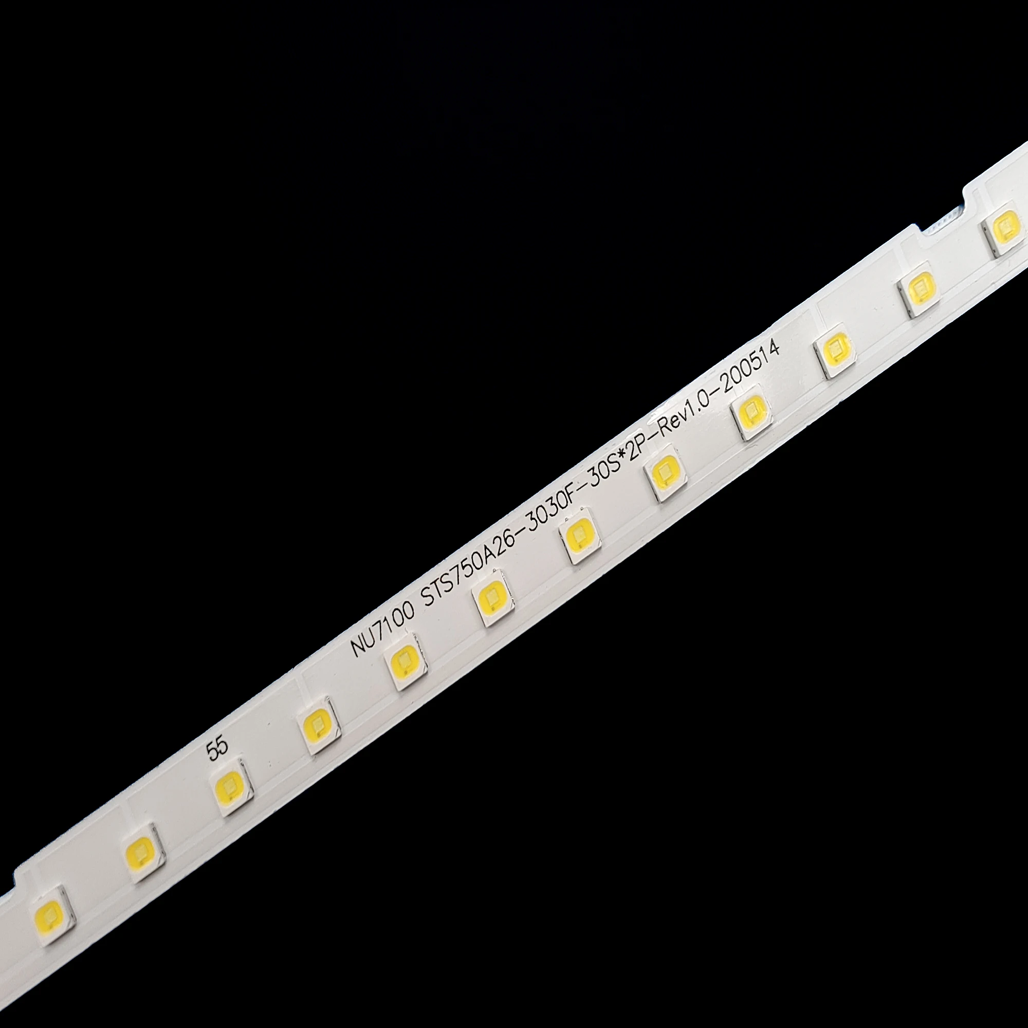Samsung tv Led Backlight para Un75nu7100 Un75nu6950 Ua75ru7100 Sts750a26_3030f Bn9646078a Bn6115487a Un75nu6900 Barra Levou - Imagem 3