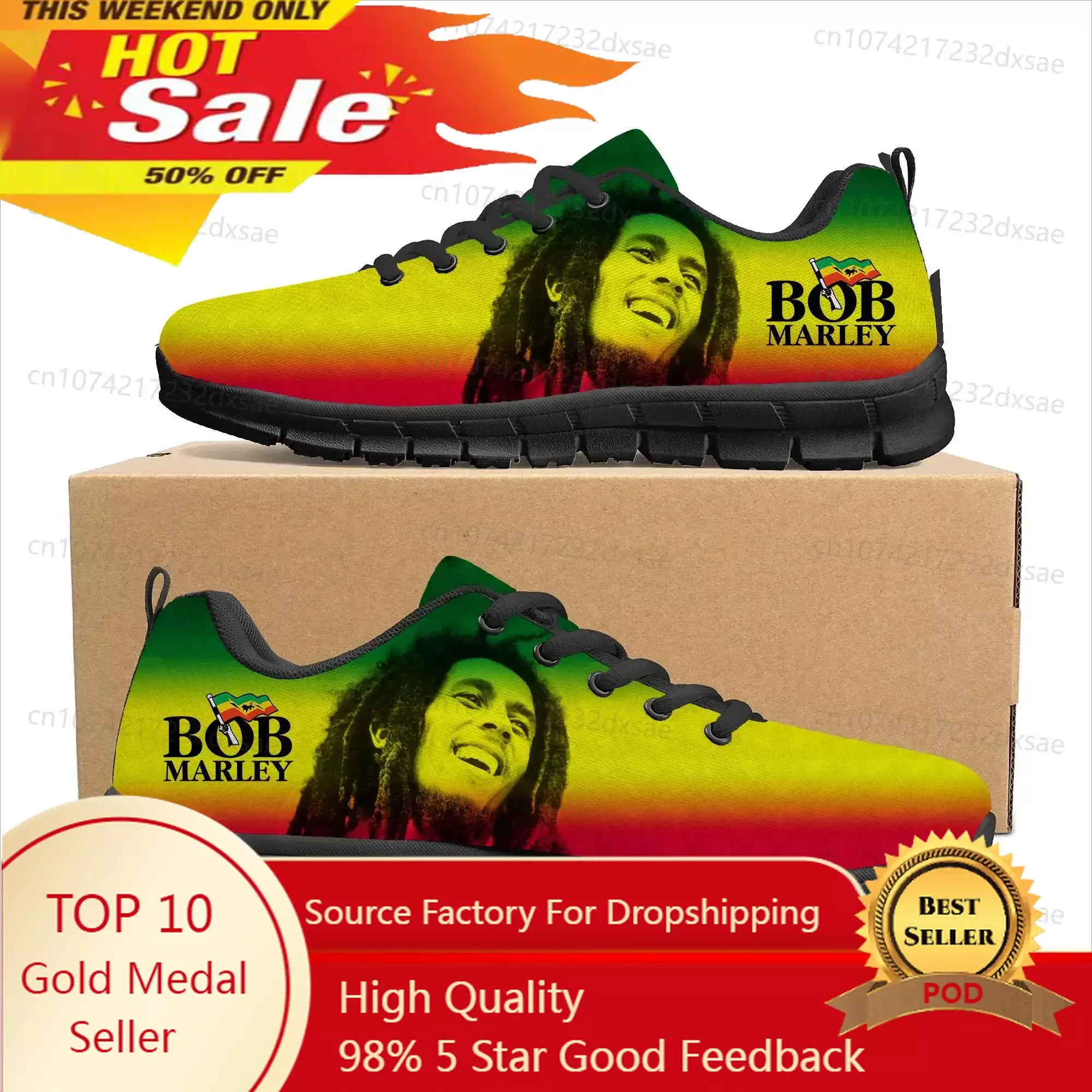 

Bob Marley Reggae Rasta Music Singer Sports Shoes Mens Womens Teenager Children Sneakers Casual Custom High Quality Couple Shoes
