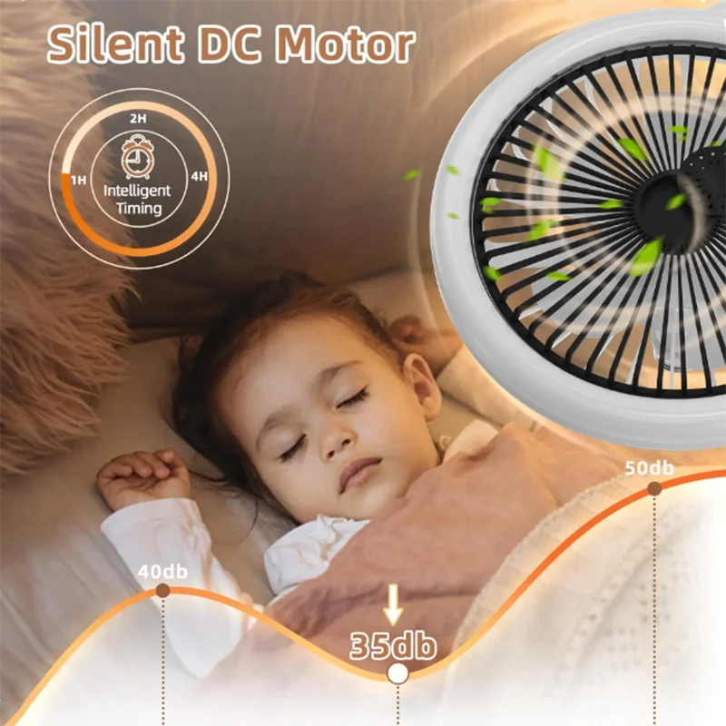 Modern Small Ceiling Fan Light 3