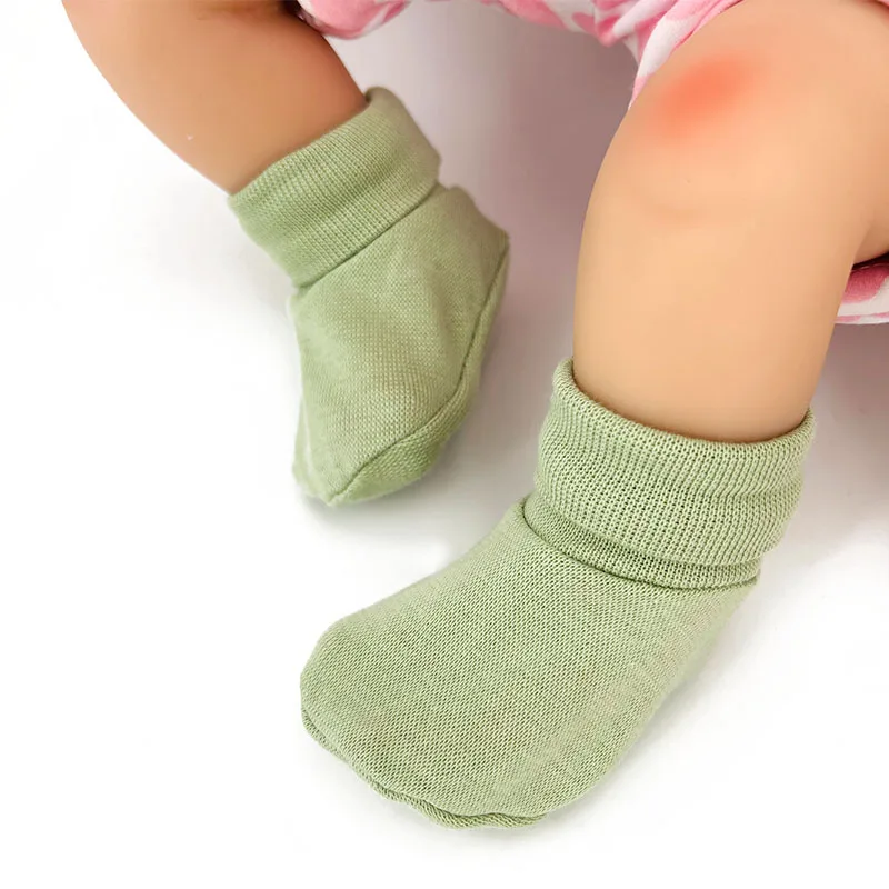 Newborn Hat+Gloves+Socks Set for Baby Boy&Girl Cotton Fall Casual Photography Props Soft Headwear Infant Nightcap Fashion