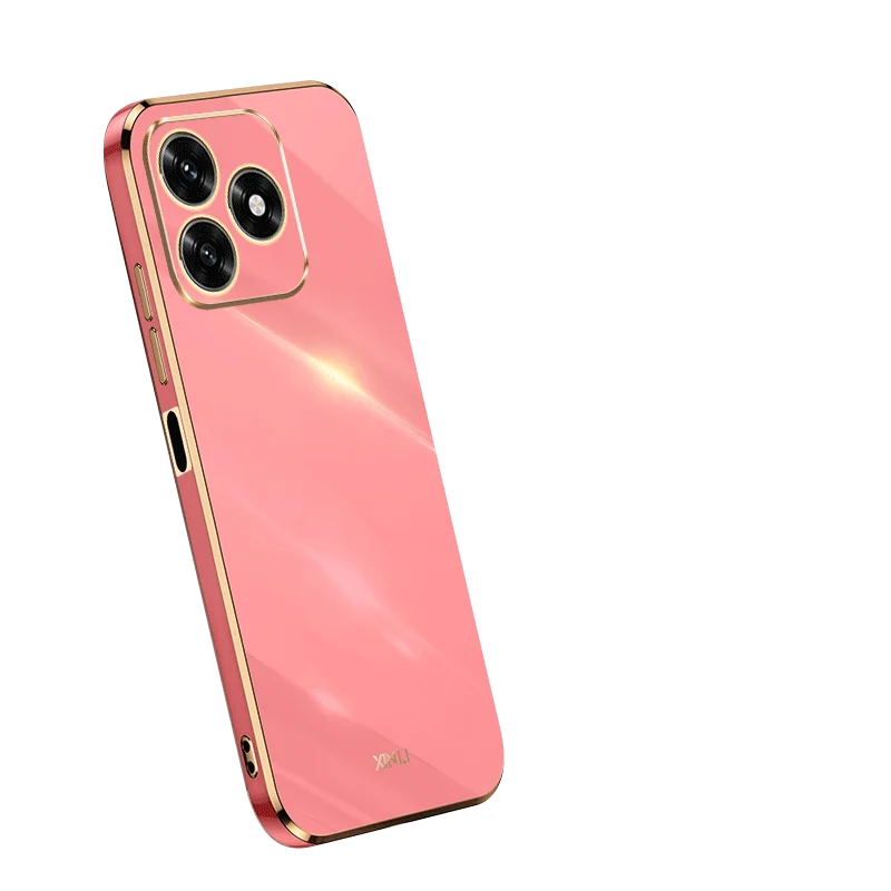 Luxury Shockproof Soft TPU Silicone Case with Square Plating Design