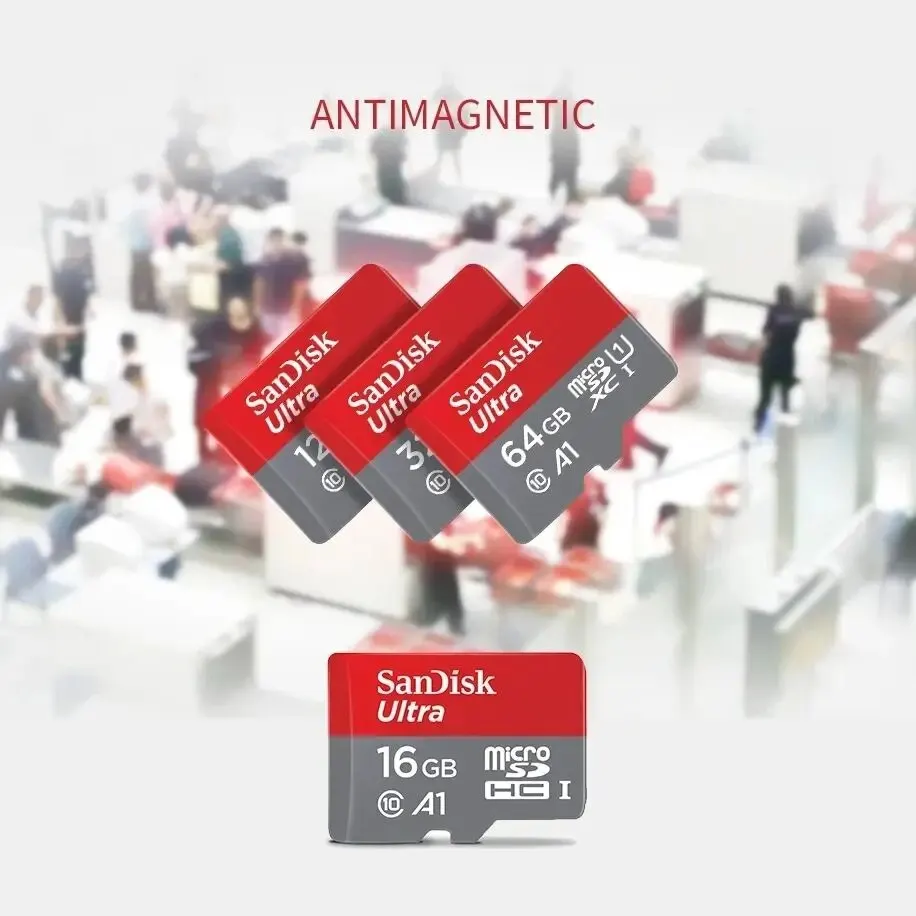 Sandisk  메모리 카드, 128GB 32GB 64GB 256GB SD/TF 플래시 카드, 미니 SD 32 64 128GB TF 카드, 전화 스피커 로봇용