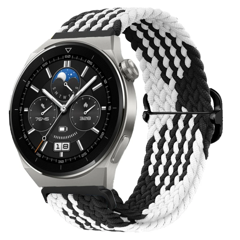 Braided Nylon Loop Smartwatch Strap - Universal Fit, 20/22mm
