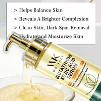 Kit de soin éclaircissant pour la peau WK JALY, avec lotion hydratante, sérum éclaircissant, formule enrichie en collagène, glutathion, niacinamide 5