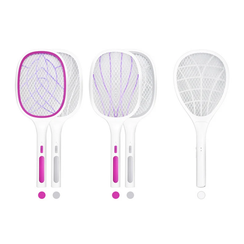 Due In Uno 10 Led Trap Mosquito Killer Lamp 3000V Electric Bug Zapper Usb Ricaricabile Summer Fly Swatter Trap Mosche Insetto