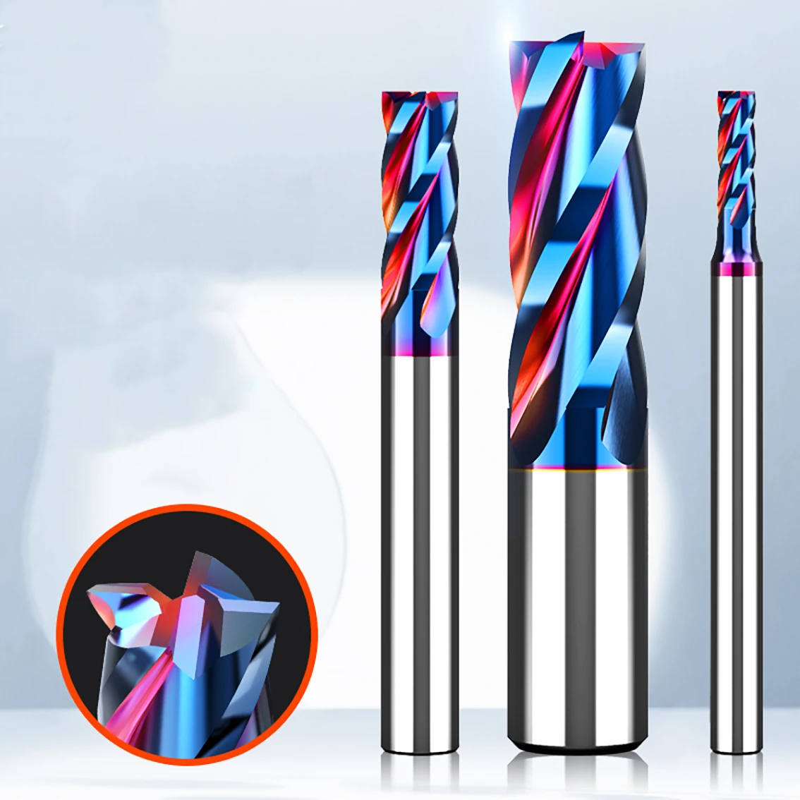 

1Pcs 4Flute Spiral Milling Cutter 1.5-20mm HRC63 Tungsten Steel Carbide End Mill Milling Tools CNC Engraving Machine Cutter Bits