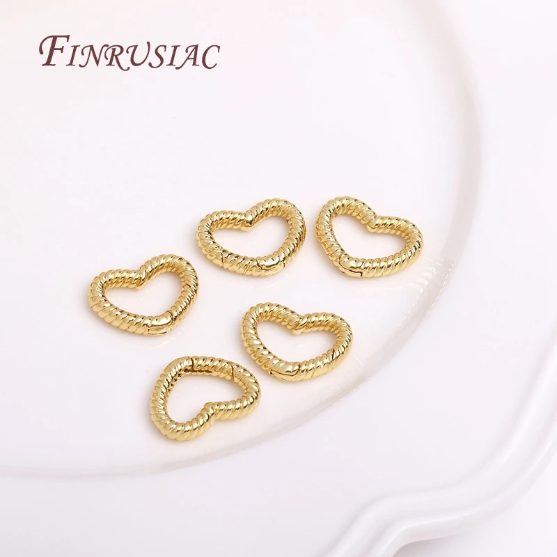 22 Pieces Clasp Small Locking Jewelry Clasps Multiple Sizes and Styles  Round and Cylindrical for Necklace Making Girls 