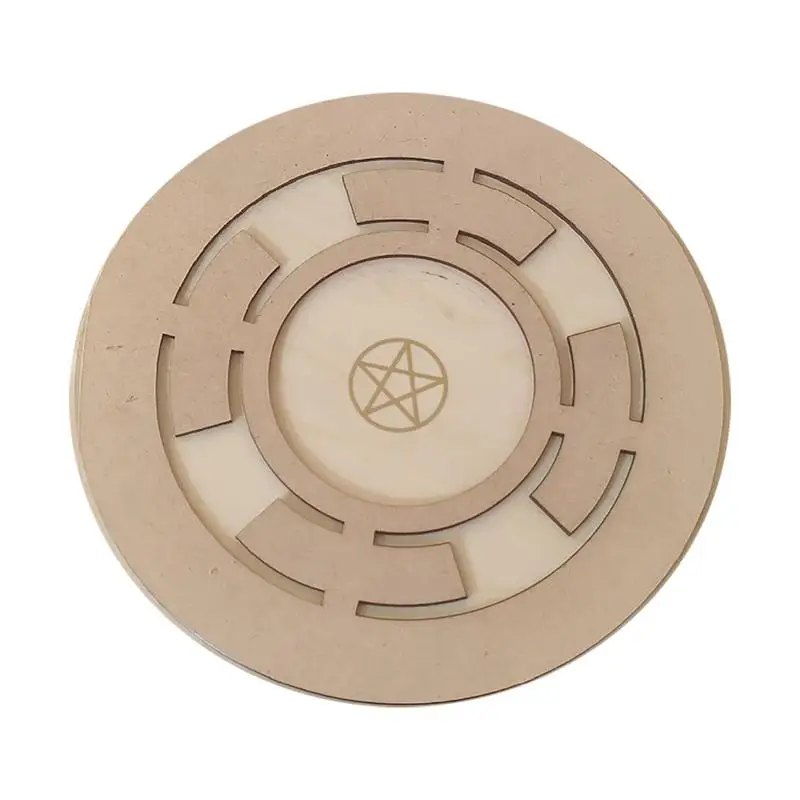 

Деревянная маятниковая доска Мать Земли, духовный медитационный алтарь, Декор, 2 вида языческих дизайна, декор комнаты, столешница