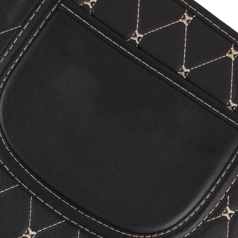 Automotive interior products half pack leather storage anti dirt and anti wear pads rear seat back kick pads car seat protector