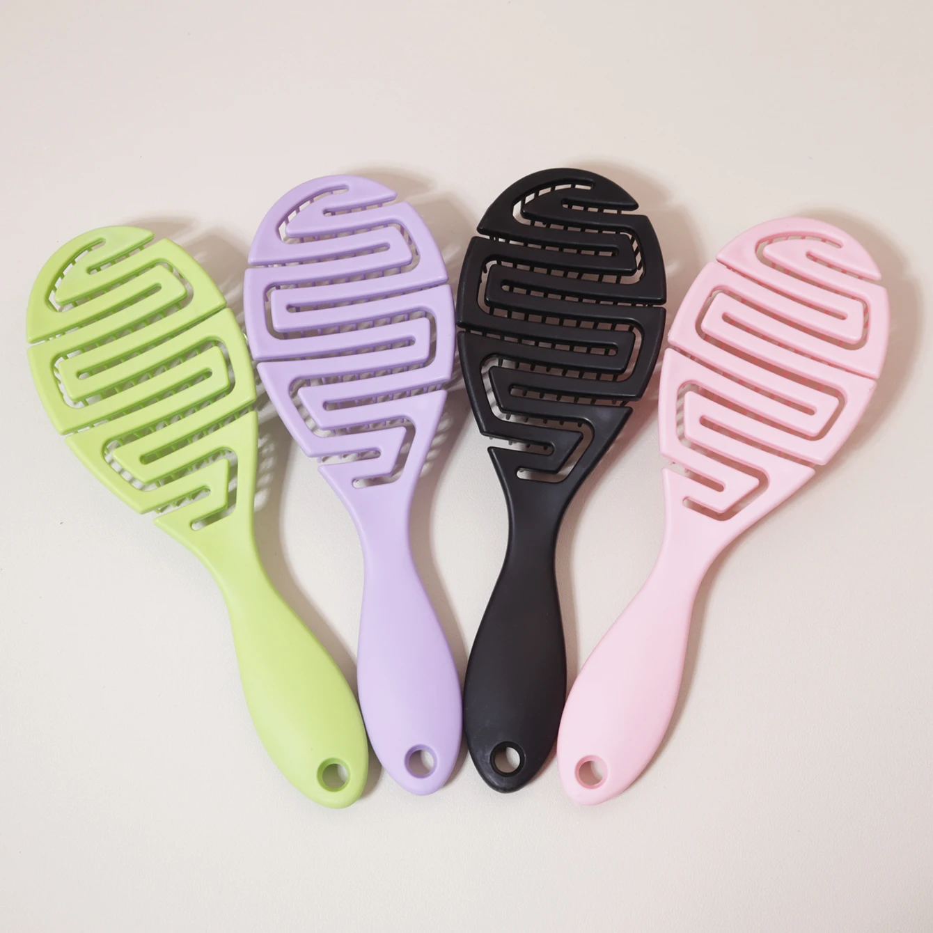 فرشاة شعر مجوفة غير ملفوفة، 1/2 قطعة فرشاة فرز الش...