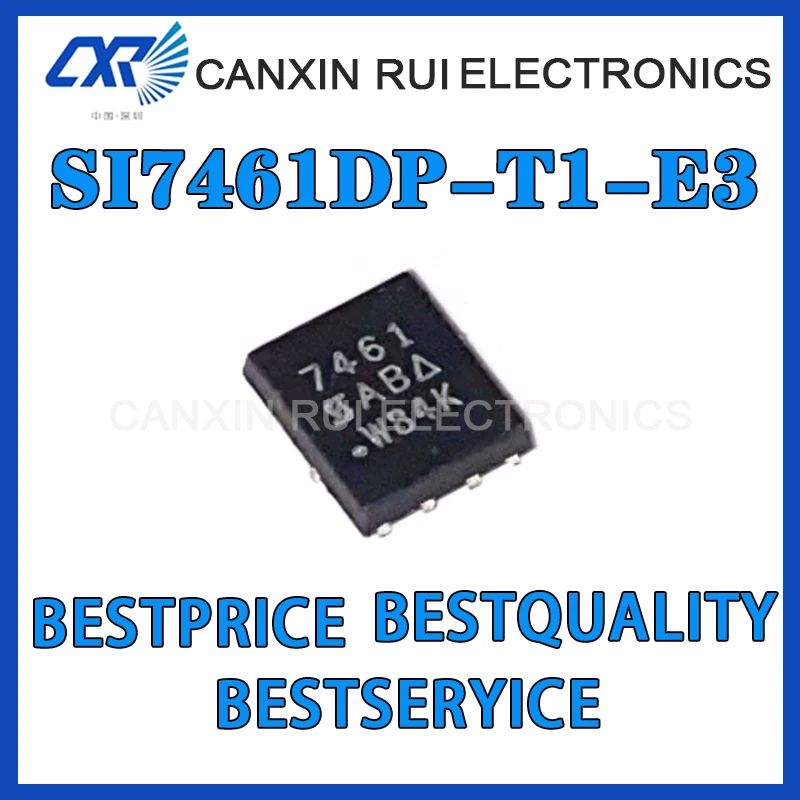 

100% new origina SI7461DP-T1-E3 SMD QFN8 MOS tube P-channel silk screen 7461 IC chip