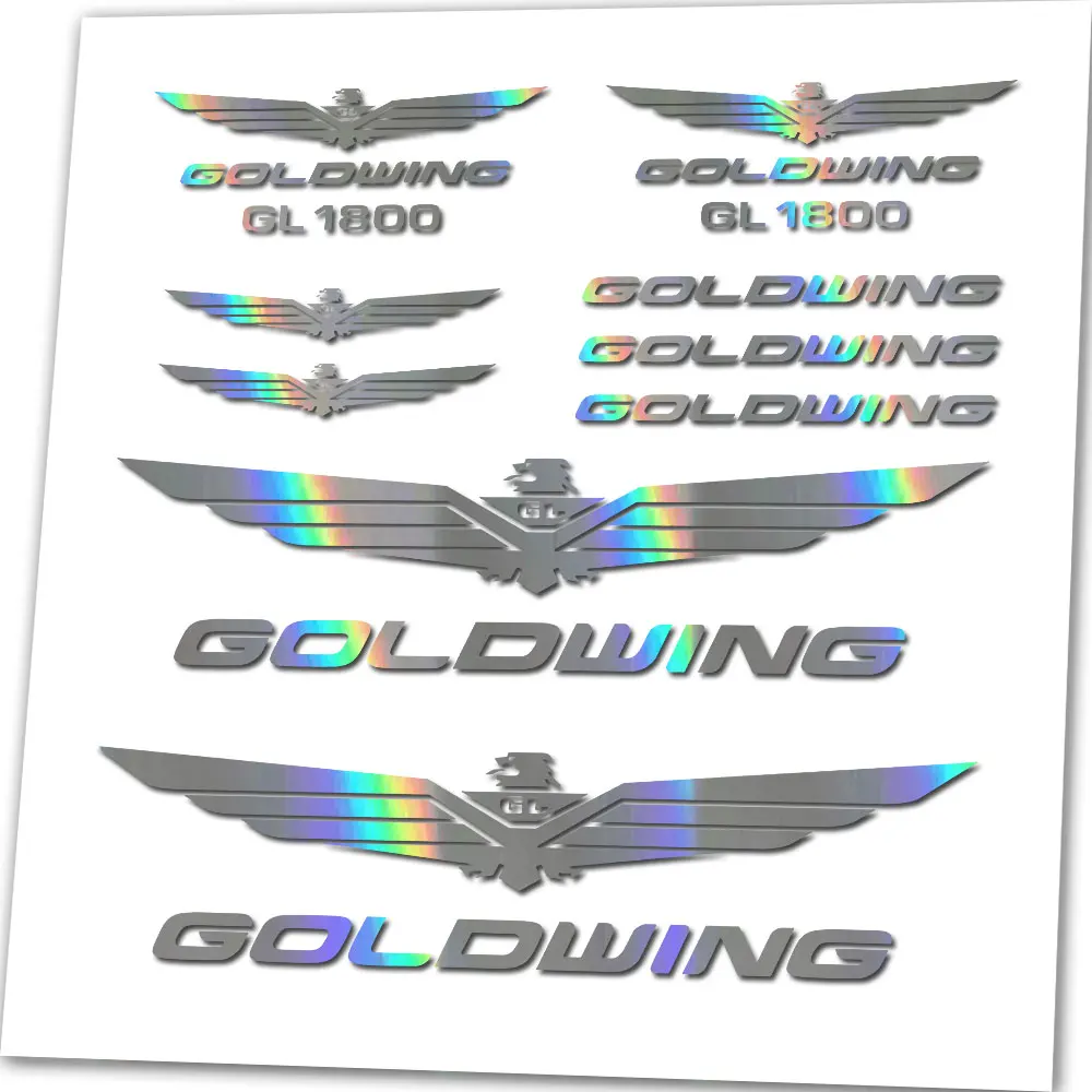 Chrome 9-3/4 Eagle Emblems For Honda 01-2017 Goldwing GL1800HPN - Foto 4