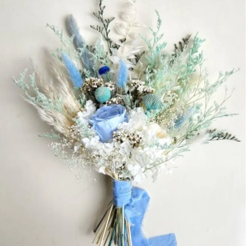 Hochzeit Blumen arrangement Blumen sträuße getrocknete Blumen Pampas Boho Bouquet Braut dusche Party Jubiläum Mittelstücke Wohnkultur