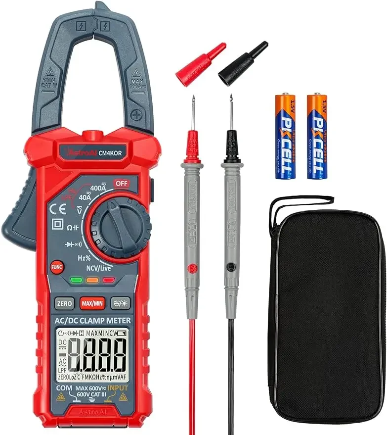 

New Digital Clamp Meter Multimeter 4000 Counts Auto-ranging Amp Tester Measuring AC/DC Voltage & Current Resistance | USA | NEW