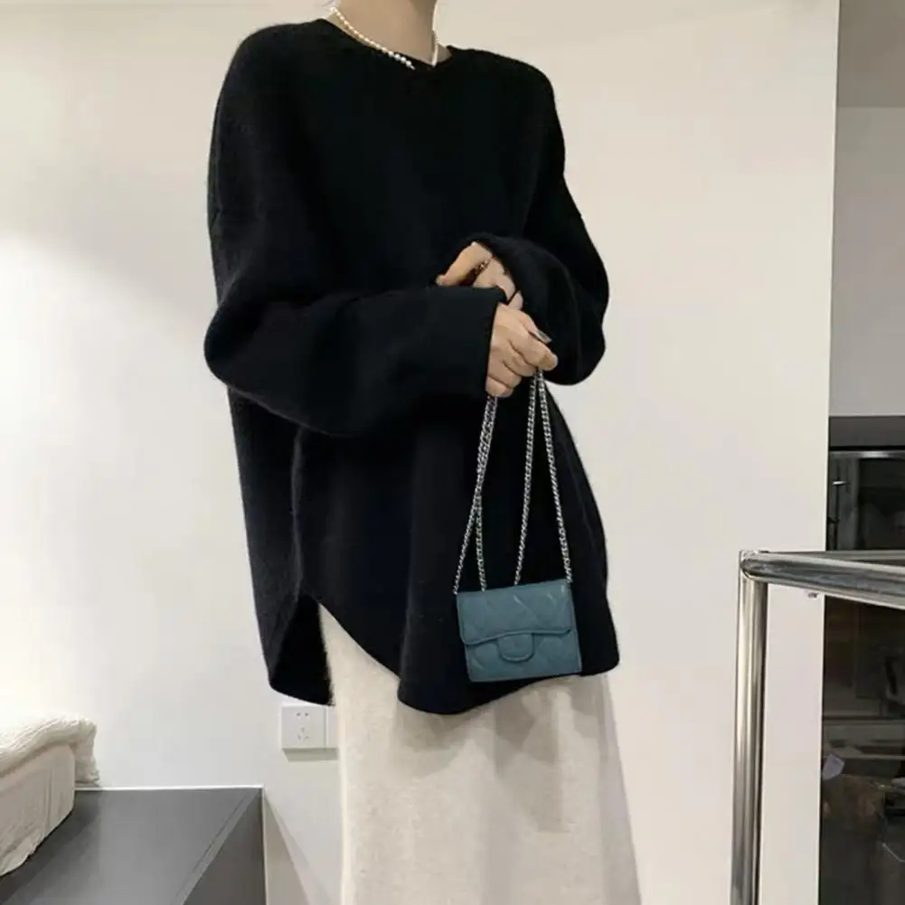 

Autumn Winter Women Sweater Soft Women Sweater Cozy Stylish Women's Knitted Sweaters Elegant Oversized Pullovers for Fall/winter