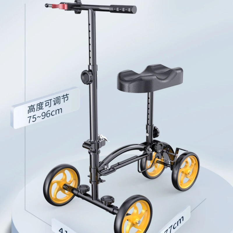 Foot Fracture Walking Aid Knee Scooter Steerable Knee Walker Economical Scooter for Foot Injuries Best Crutches Alternative