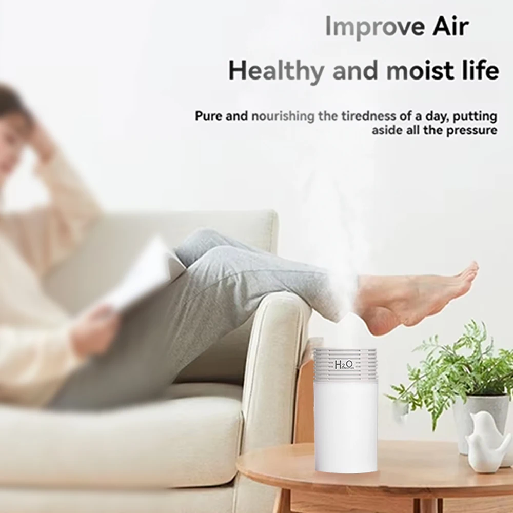 Three color variable car aromatherapy humidifier Portable and lightweight suitable for home car and outdoor use