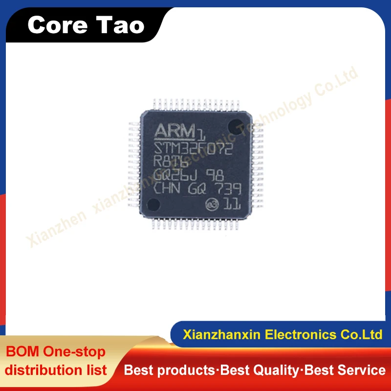 

1~5PCS/LOT STM32F072R8T6 STM32F072 072R8T6 LQFP-64 32-bit microcontroller - MCU