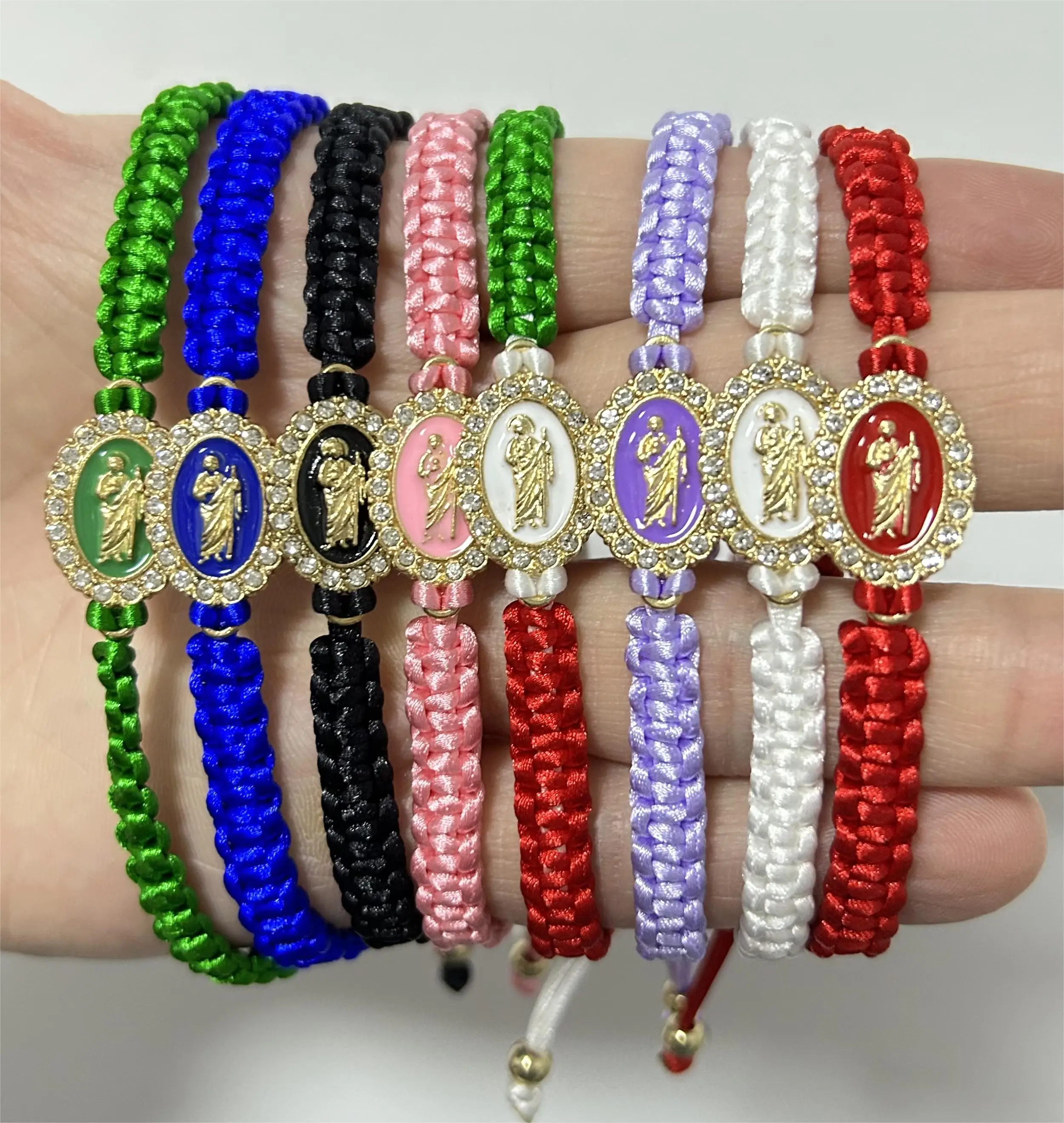 Catholic Our Father Saint Jude Charm Connector Gold Plated San