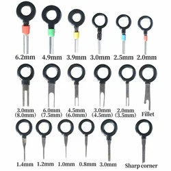 Car Terminal Removal Tool Electrical Wiring Crimp Connector Pin Extractor Kit Keys Wire Plug Repair Tool Car Disassembly Tools
