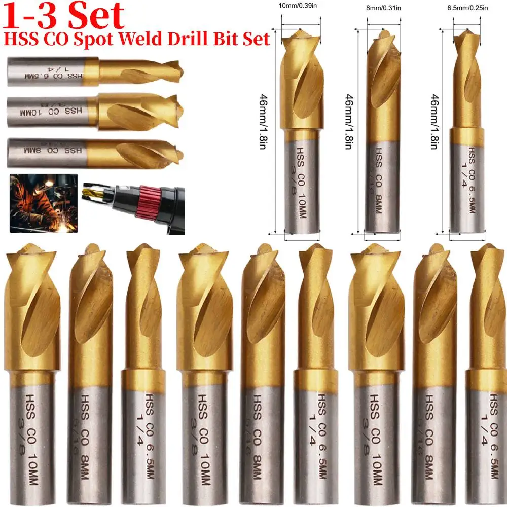 HighStrengthHSSCOSpotWeldDrillBitSpotWeldRemovalToolCutter