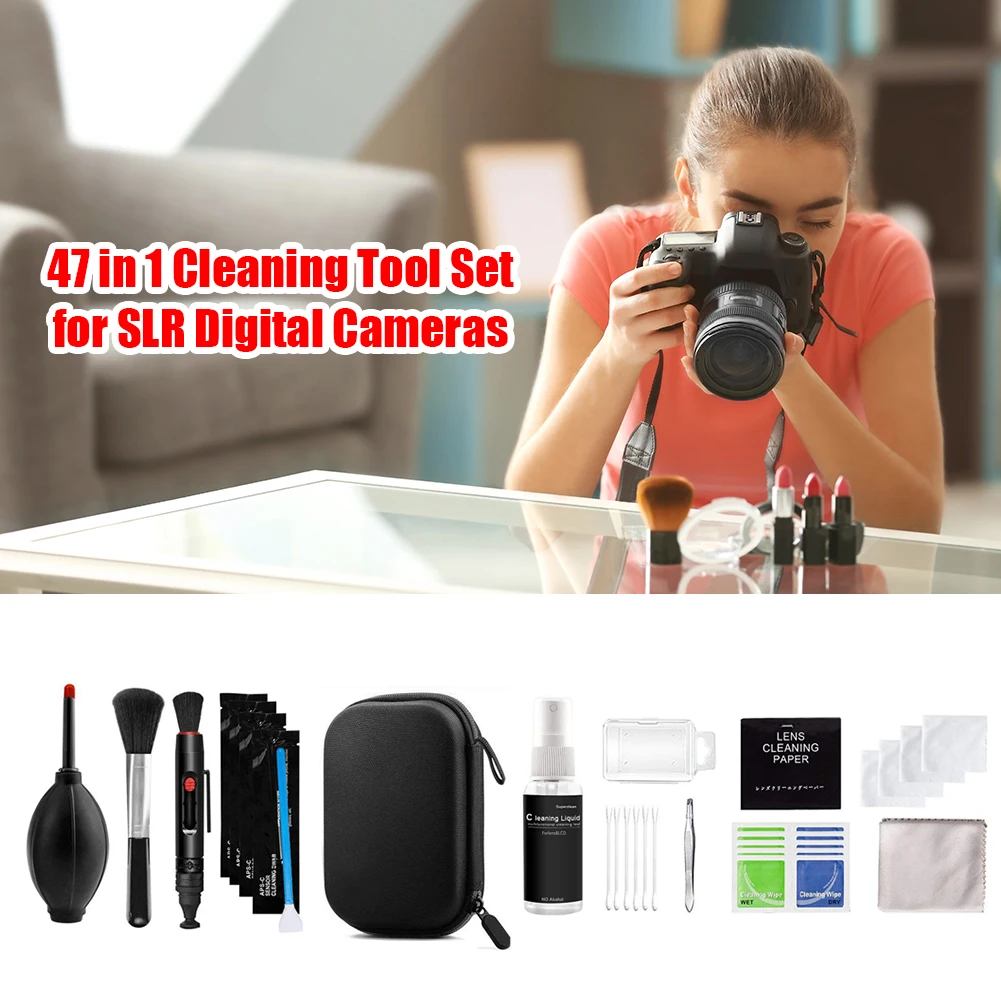 47PcsDigitalCameraSensorCleaningKitCamerasSetCleanerKitDSLR
