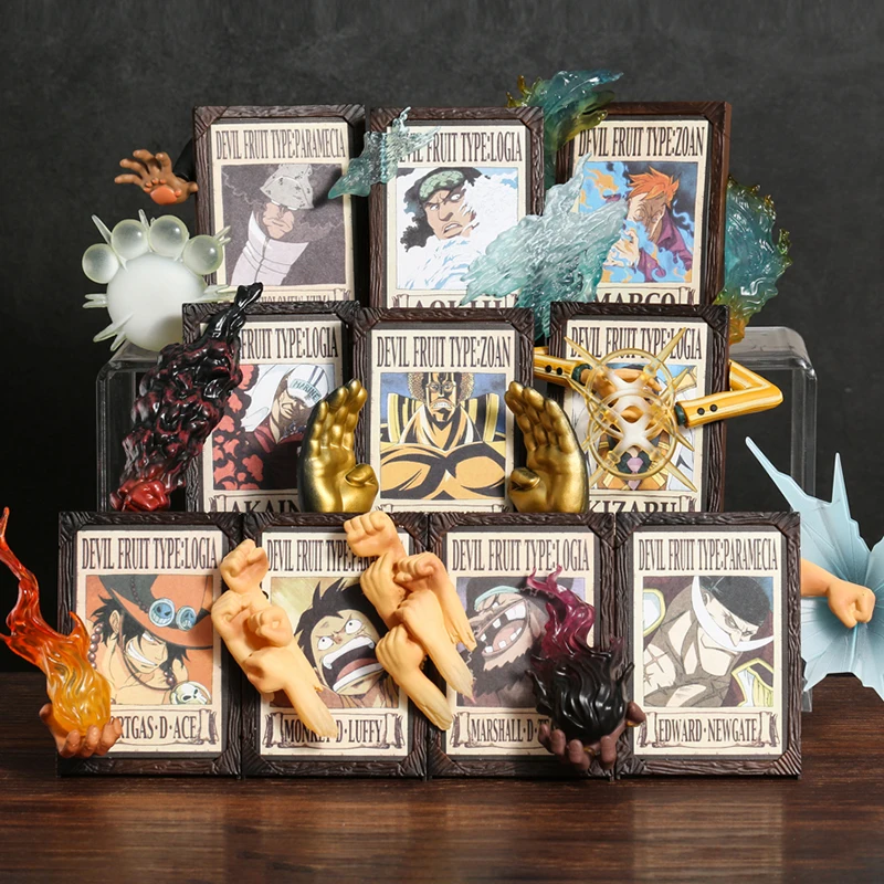 Luffy Sabo Ace Bartholemew Kuma Edward Newgate Marco Sakazuki Kuzan Borsalino Sengoku фигурки кукол из ПВХ Toys 10 шт./компл.