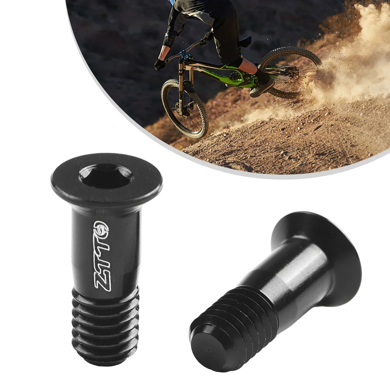 Aluminum Alloy Bicycle Derailleur Guide Wheel Screws - Set of 2, MTB Road Components