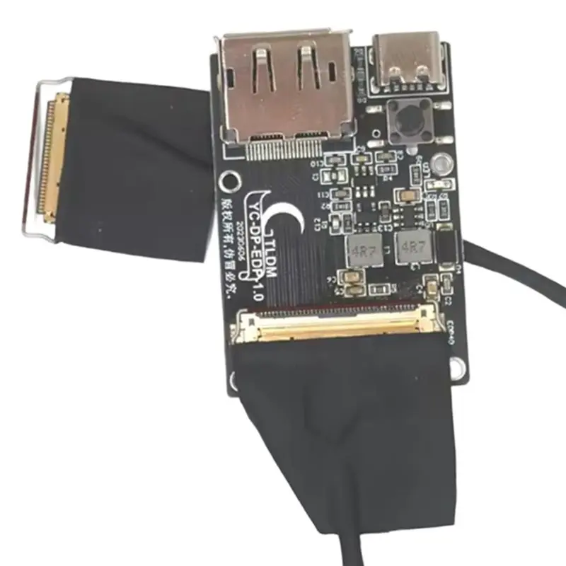 휴대용 LCD 디스플레이용 HJ-EDP 드라이버 보드 4K 8K 120HZ DP에서 EDP Edp 40P 40PIN 케이블 0.4 포함