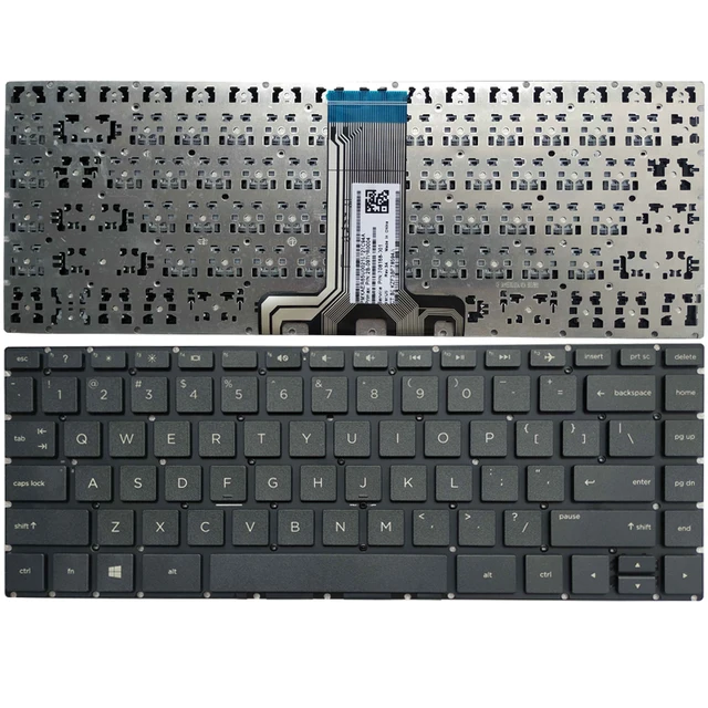 wangpeng New US Keyboard For HP Pavilion 14N 14-N 14-N000 14-N100 14-N200 Black US keyboard With Frame NEW 