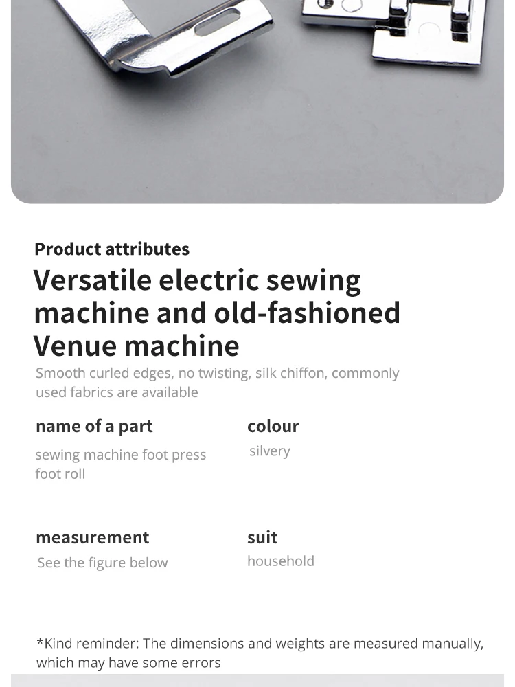 Nærbillede af syfodssæt i rustfrit stål