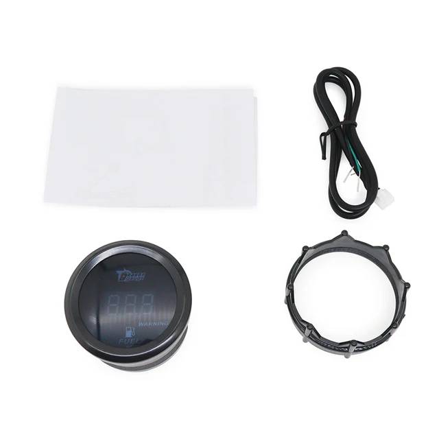 Indicatore Carburante Digitale 52mm Per Auto E Moto - Display LED, Funziona A 12V, Con Resistenza Regolabile! - Foto 9