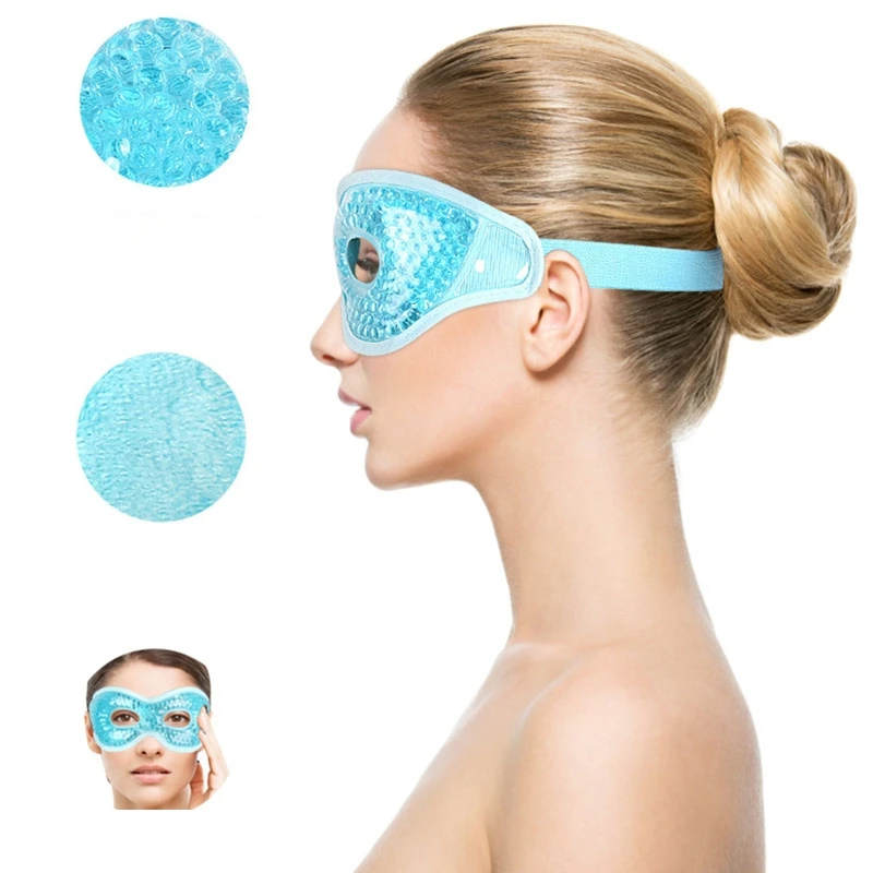 Hot and Cold Gel Eye Mask Sleeping,Swelling,Migraines, Headaches,Stress Relief Ice Gel Freezer Eye Mask Reduce Drop Shipping 2