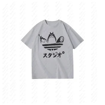 T-Shirt Women's Couples Women's Luxury Brand Hayao Miyazaki Summer Fashion Casual Style Short-Sleeved 1