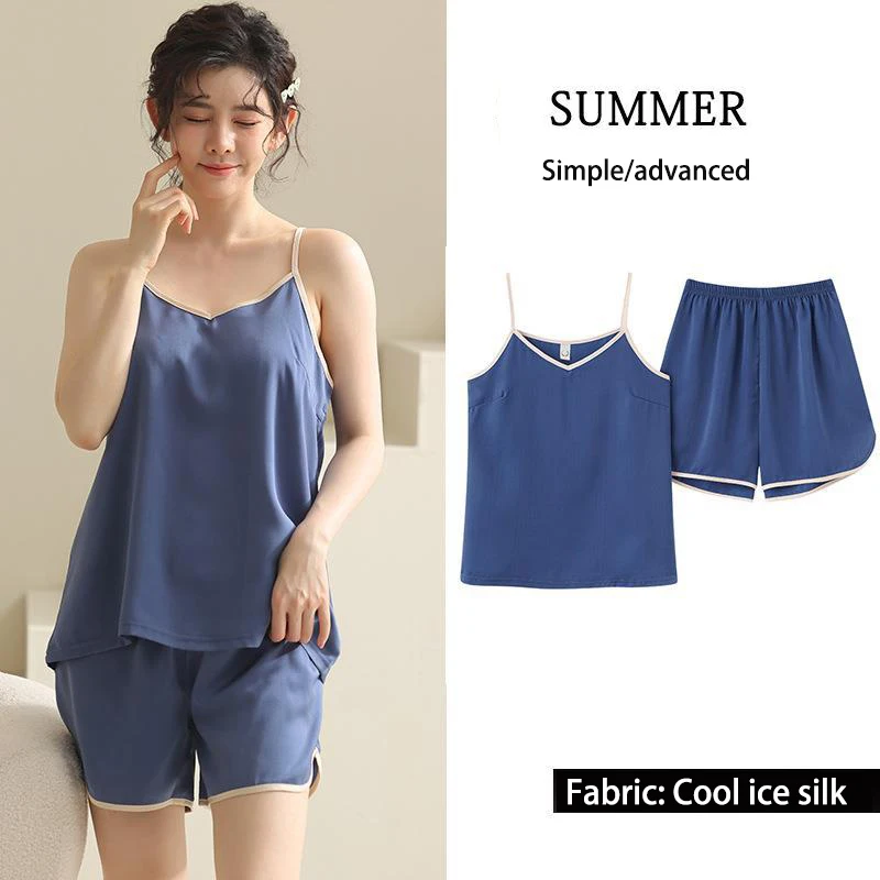 Рисунок 2 - Новая пижама из ледяного шелка с лямкой на шее