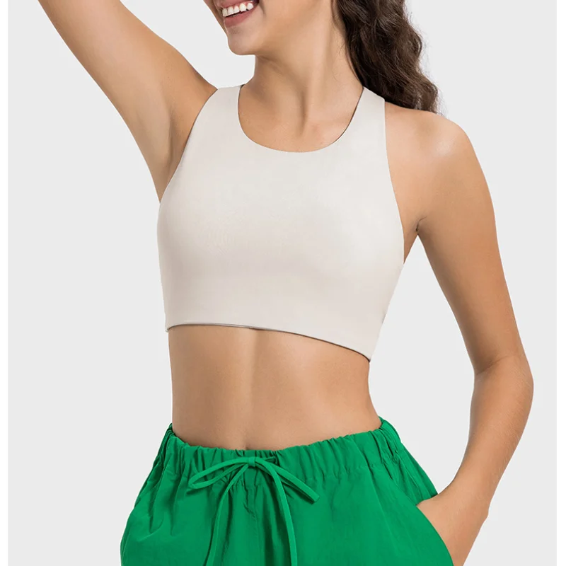 Solid Color Yoga Tight Sports Bras For Women Women's Fitness Zipper Bra Sportswear Woman Gym Training Female Crop Tops