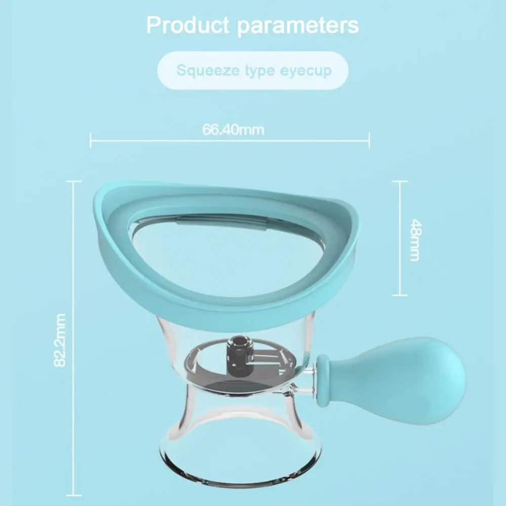 Resuable Silicone Eye Wash Cup Reusable Eye Cleaning Tool Soft Eyewash Cleaner Professional Eyewash Container Students Adult