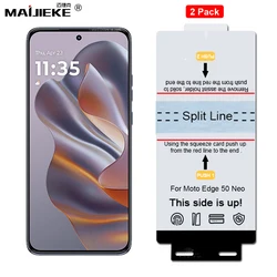 2PCS HD Front Hydrogel Screen Protector Film for Moto Edge 40 Pro (2 Front Film)