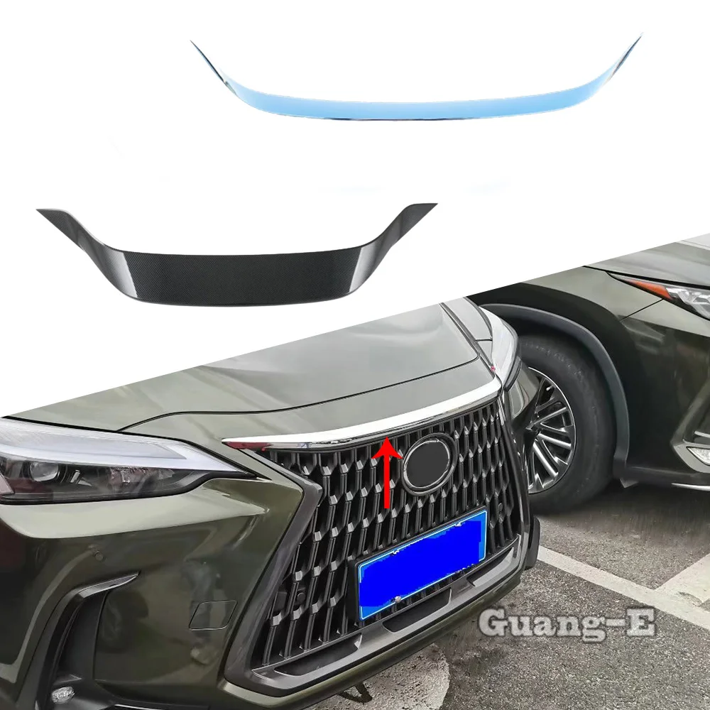 

Хромированная передняя решетка двигателя для Lexus NX 250 260 350h 350 F 2022 2023 ABS, решетка гриля, верхняя капота, крышка, отделка крышки автомобиля