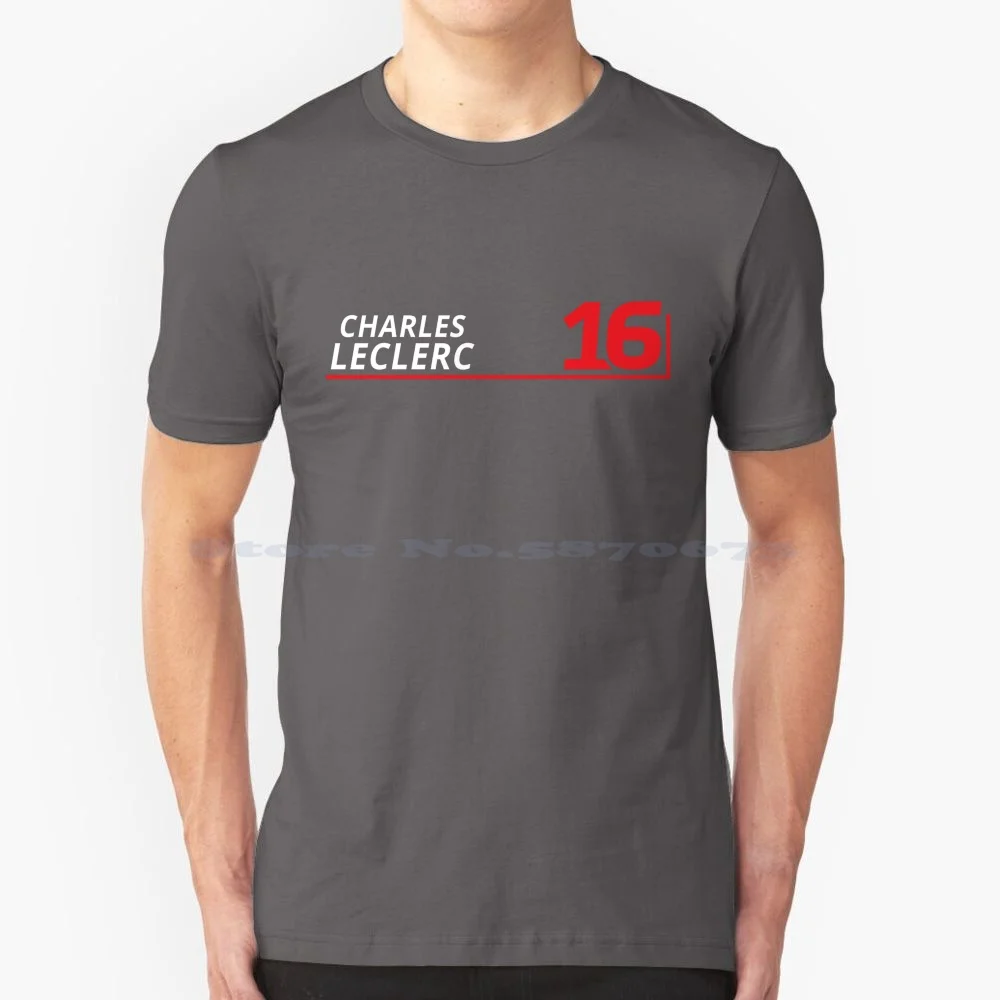 Maglietta Charles Leclerc 2022 Maglietta 100% Cotone