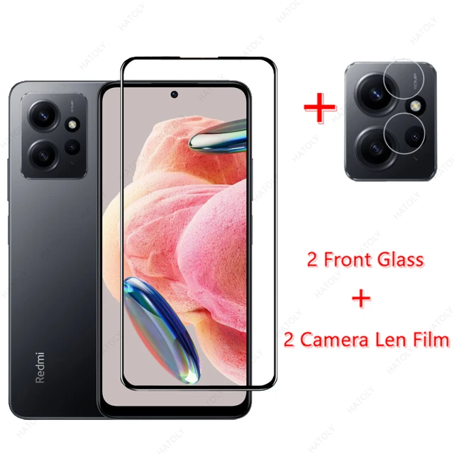 Comprar Vidrio de pegamento completo para Xiaomi Redmi Note 12 4G Protector  de pantalla Xiaomi Redmi Note 12 Pro Plus 5G película protectora de vidrio  templado