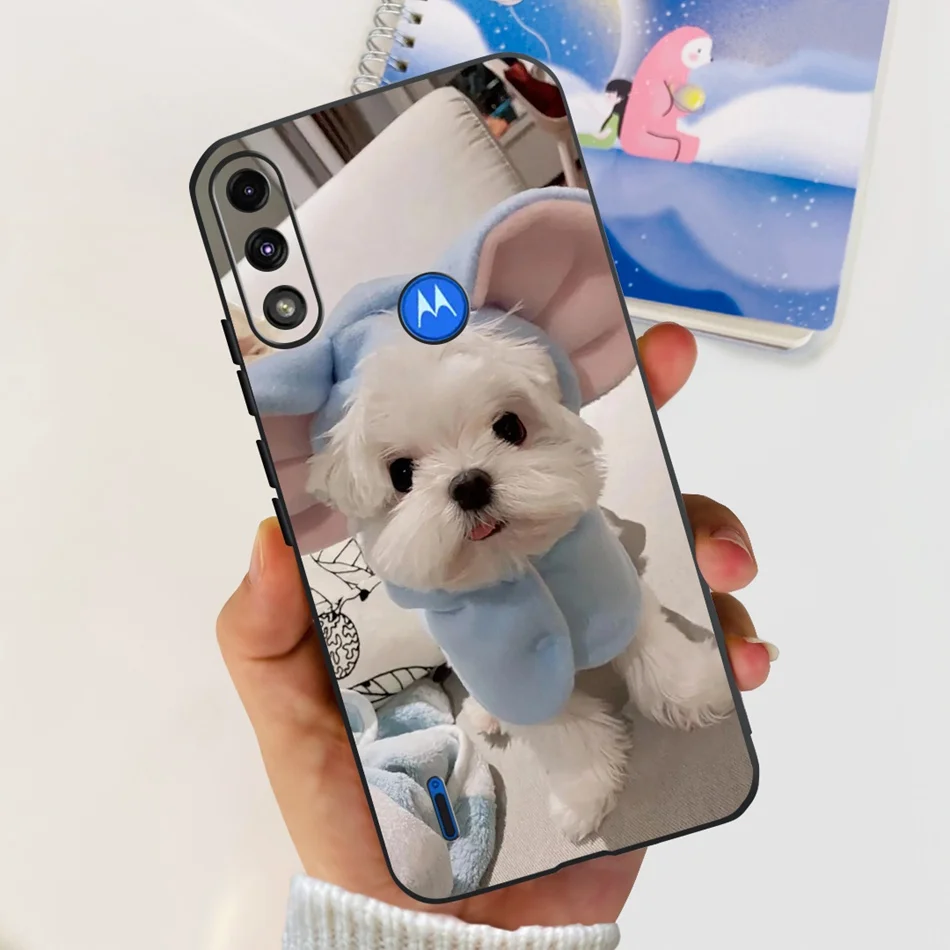 Cute Panda Cartoon Soft TPU Black Silicone Phone Case